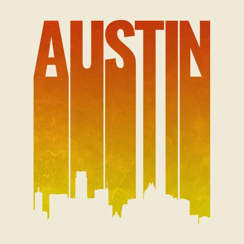 Austin Skyline Evening Light