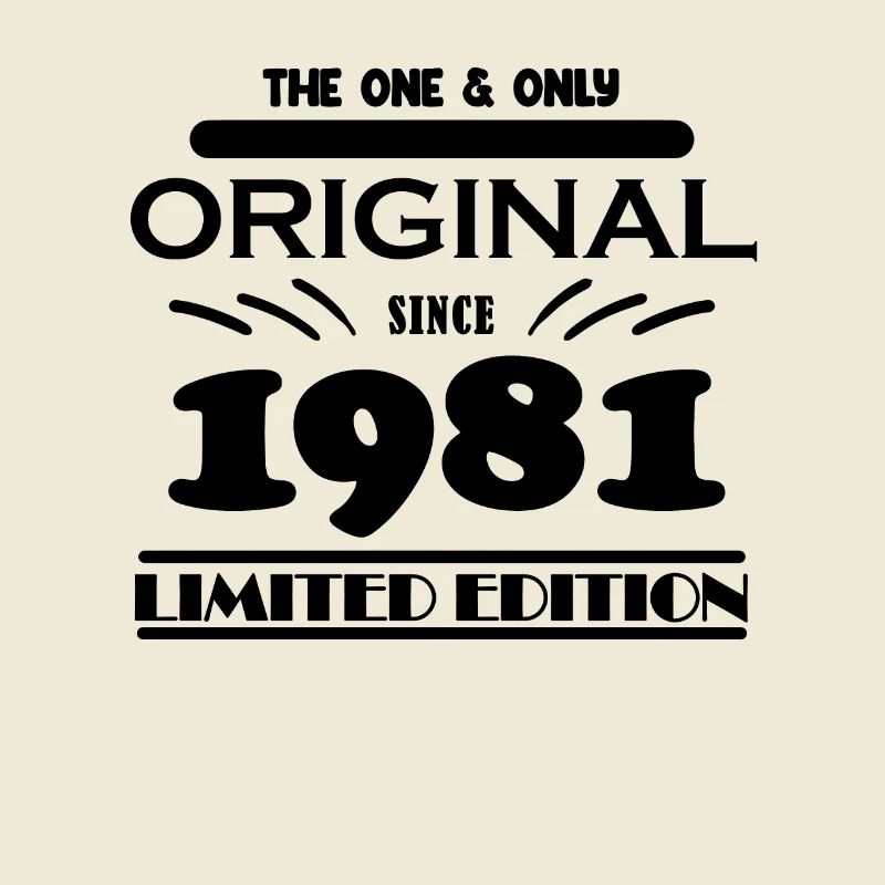 1981 - Année de construction 1981 - Naissance 1981