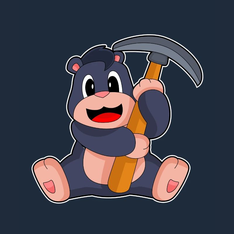 Mole Miner Pickaxe Mining