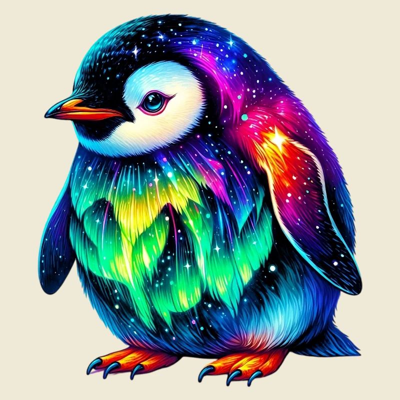 Aurora Borealis Pinguin