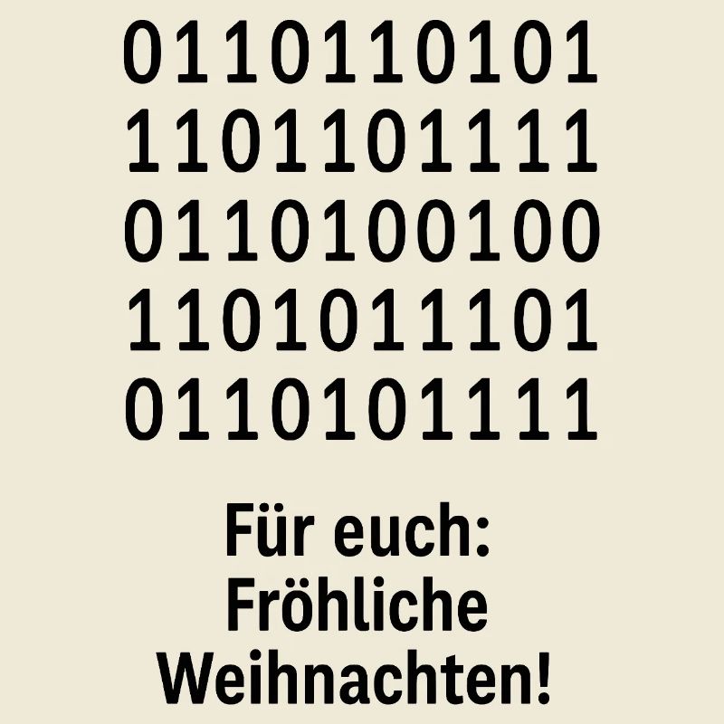 Modèle binaire de code de Noël