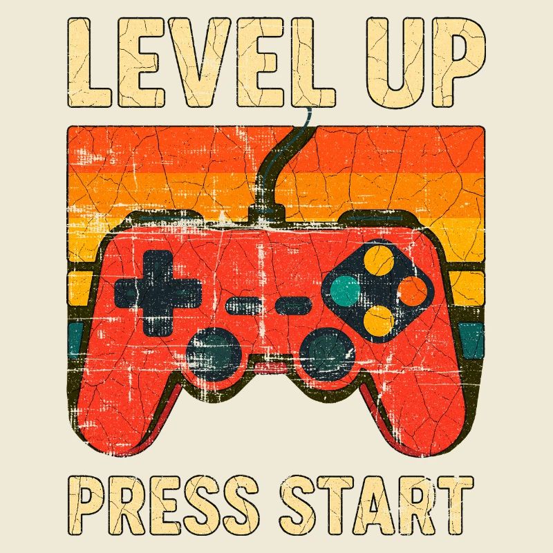Montée de niveau Rétro Controller Art