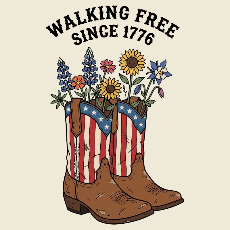 Walking Free Since 1776 Boots