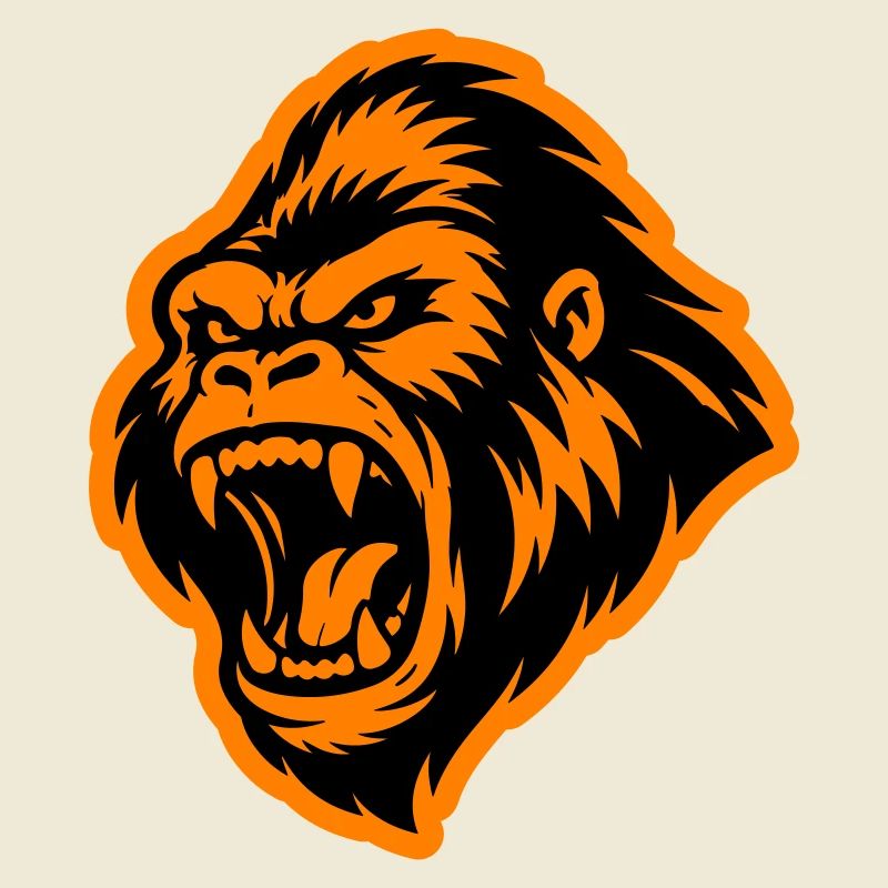 Gorilla Head