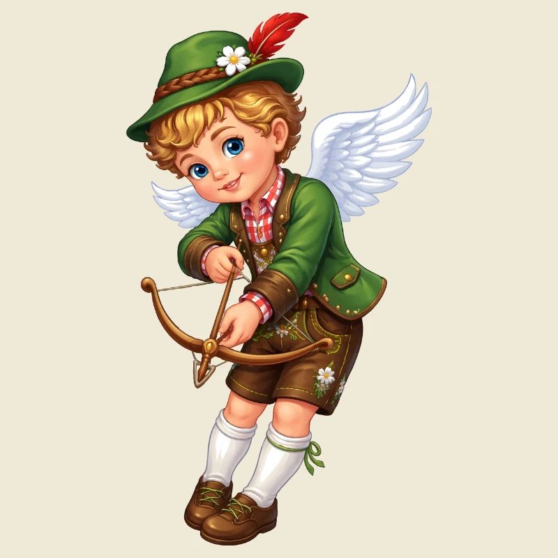Bavarian Cupid with Crossbow