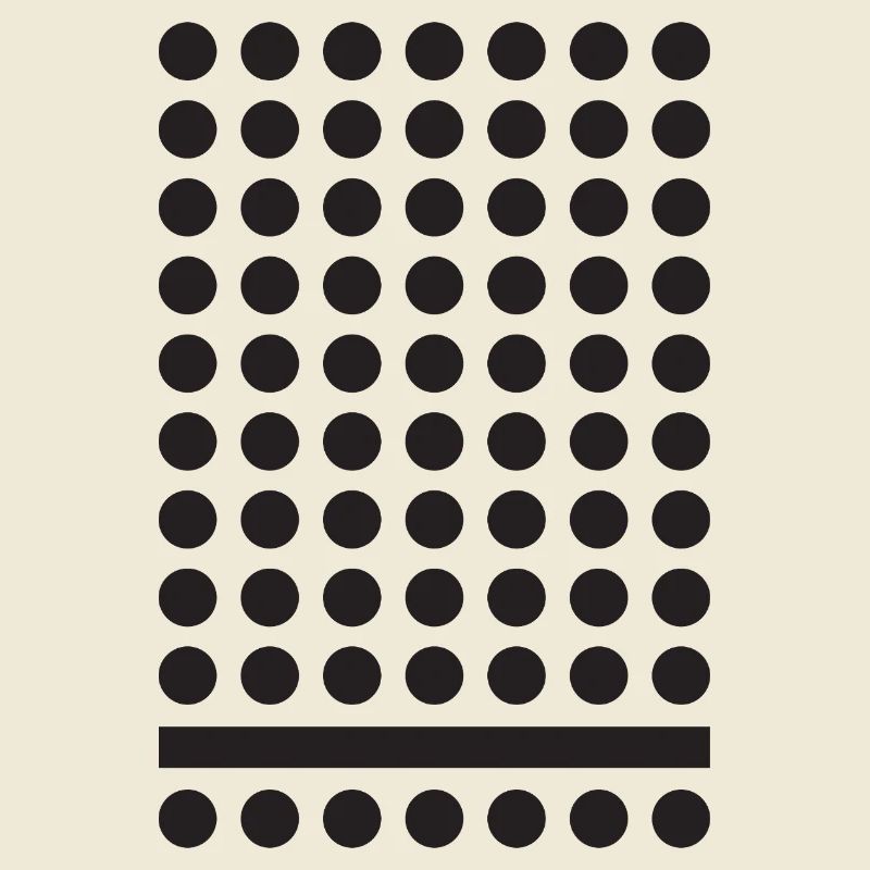 Monochrome Dot Grid Pattern
