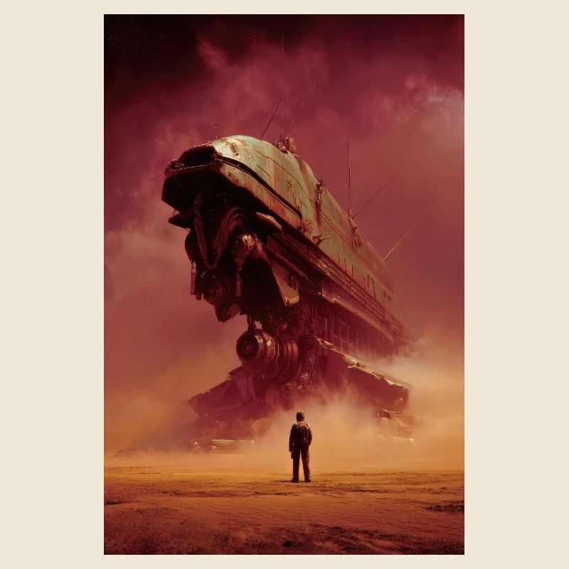 Lone Pilot Faces Desert Mech