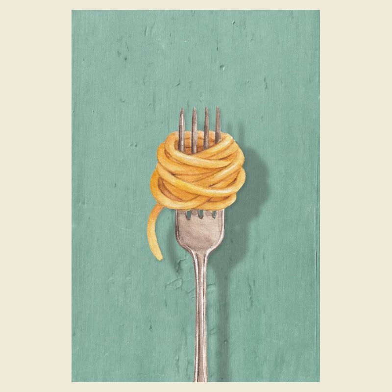 Pasta Fork Reduced Kitchen Design