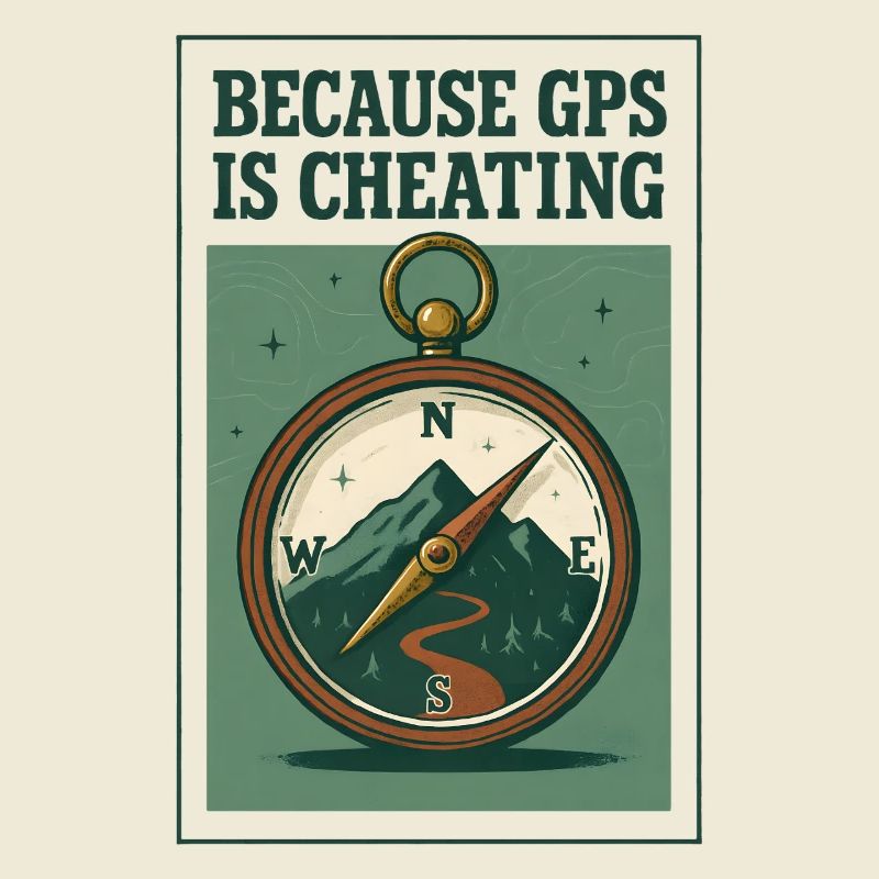 GPS is cheating | Compass Hiking