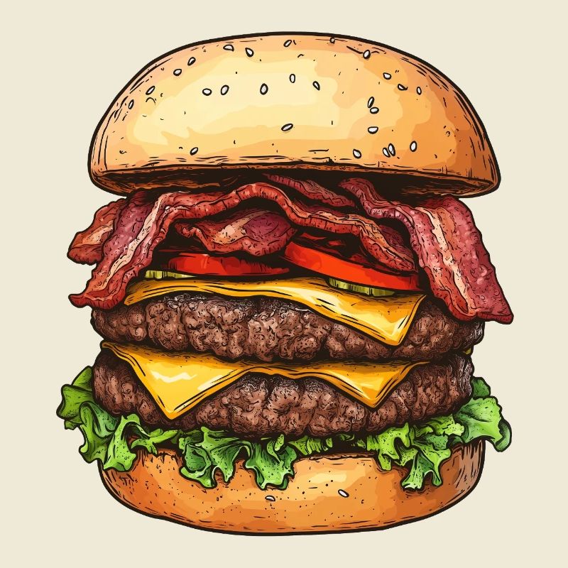 Double Bacon Cheeseburger :)