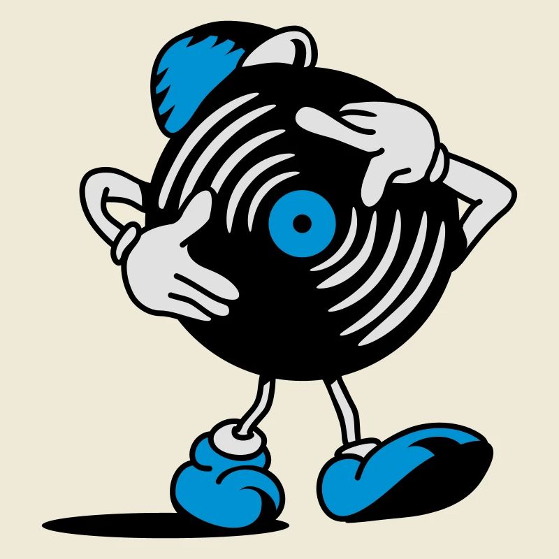 A record scratching himself