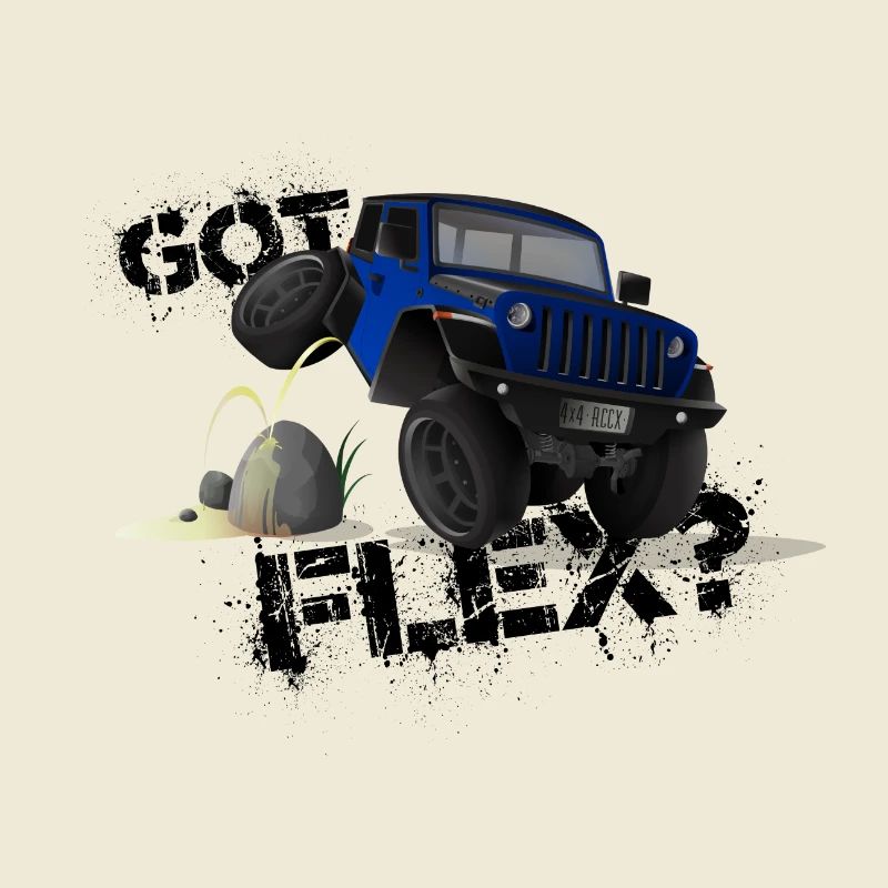 GOT FLEX? - OFFROADER Crawler - Blau