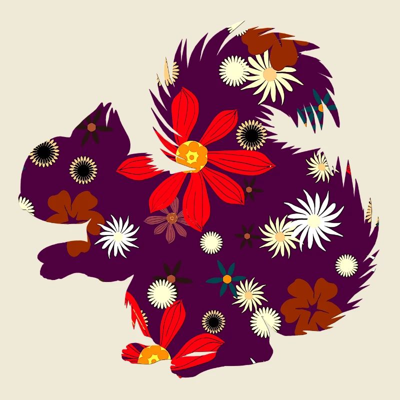 Herbstoutfit freizeit, eichhörnchchen design