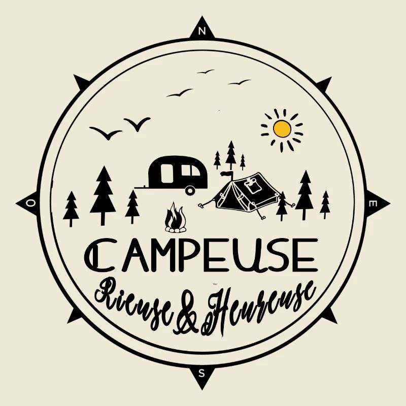 campeuse rieuse heureuse