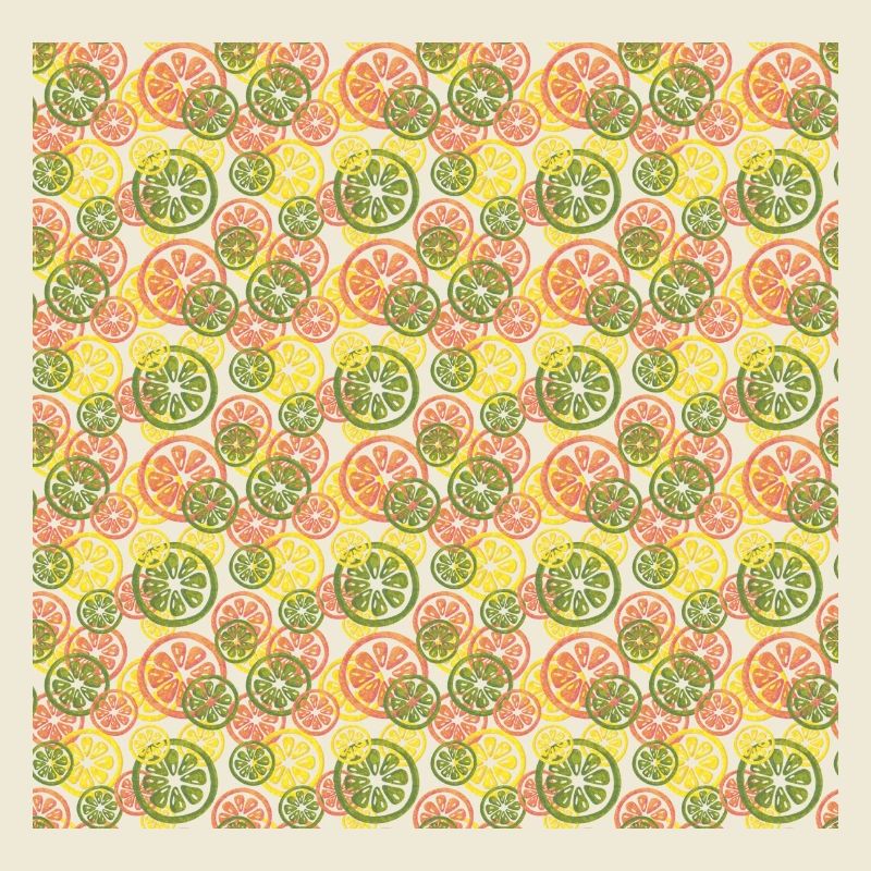 Fruit Lemon Orange Pattern