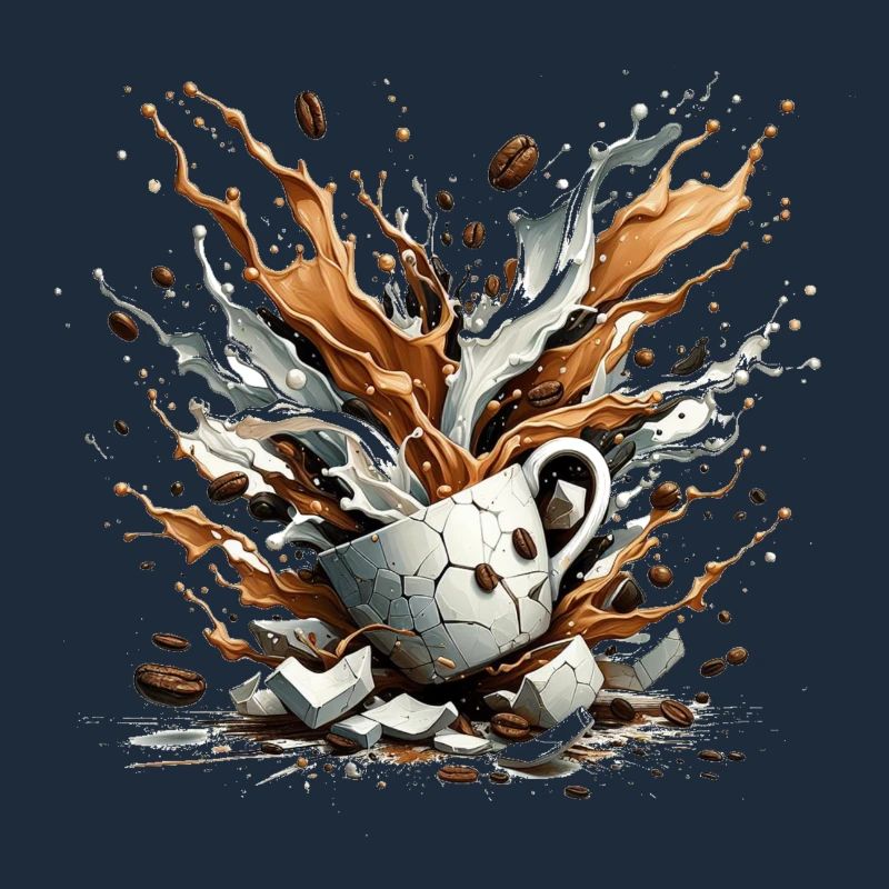 Exploded Coffee - 100% Caffeine