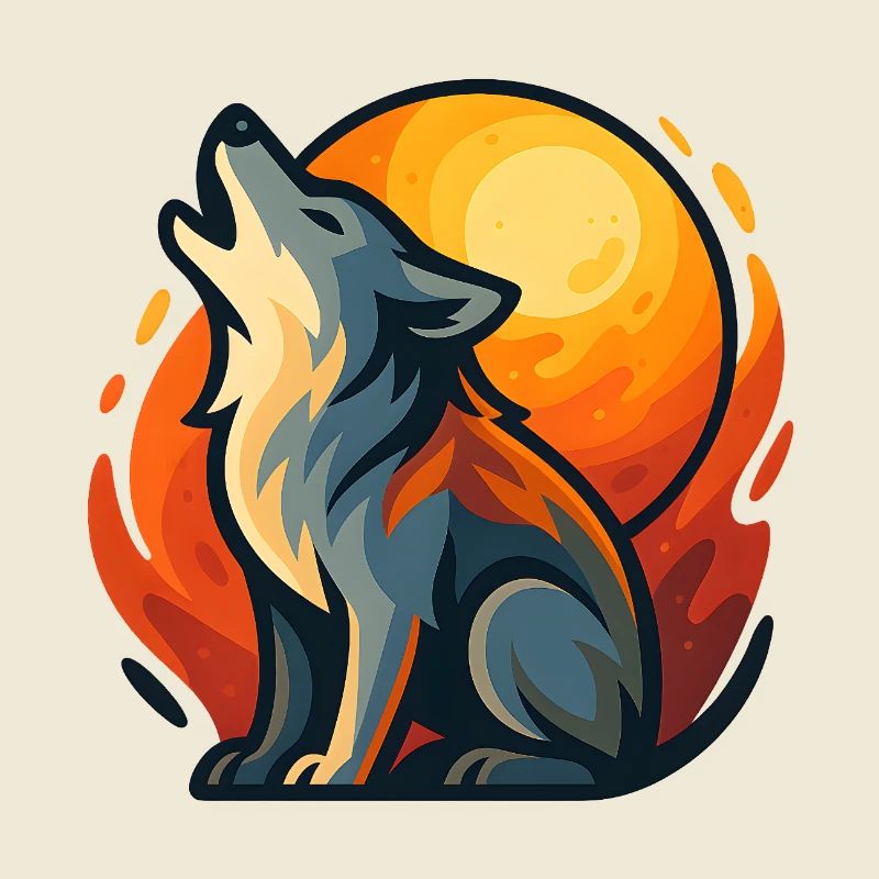 Wolf howling