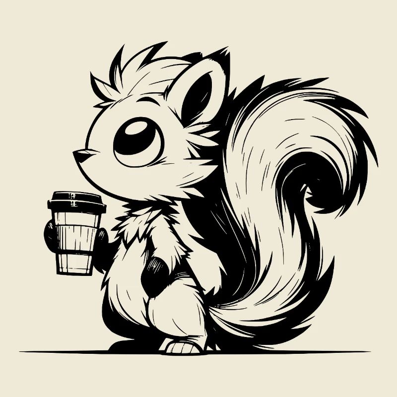 Squirrel in a caffeine rush - I'm already awake