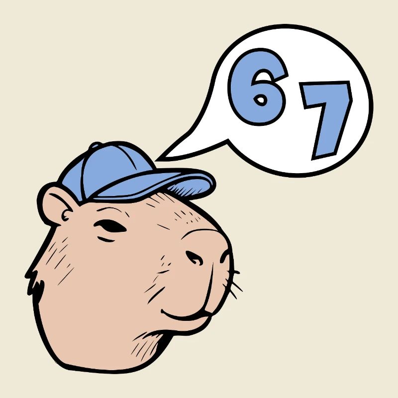Capybara Six Seven - Answer 67