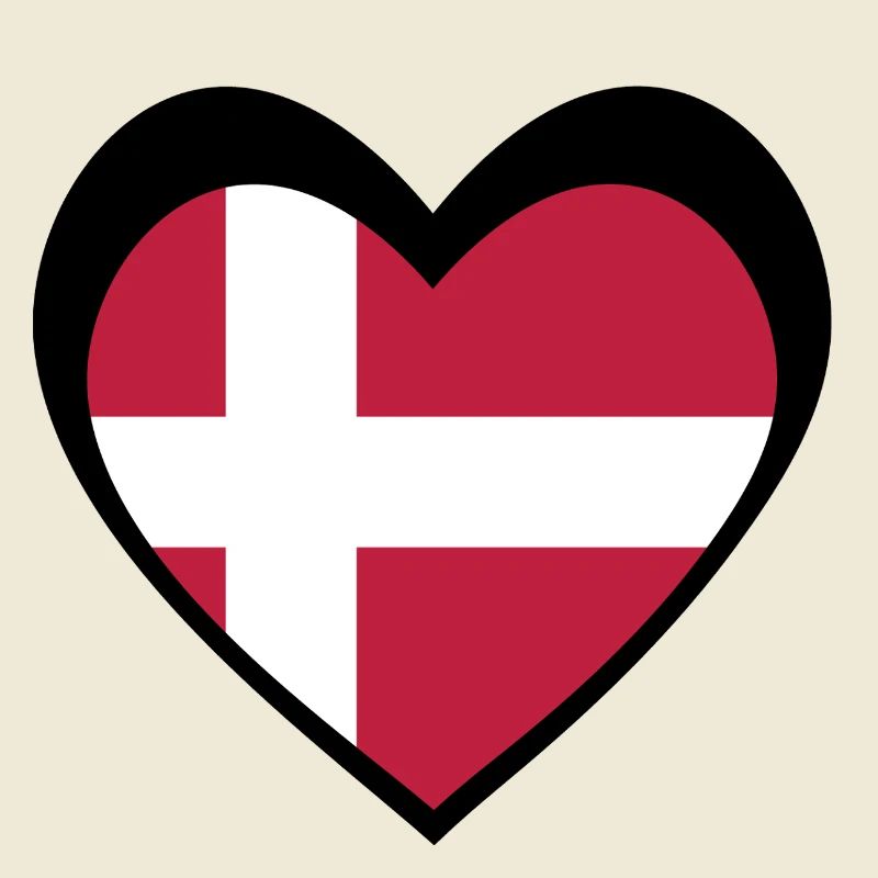 Danmark Sort Hjerte – Kærlighed til Danmark