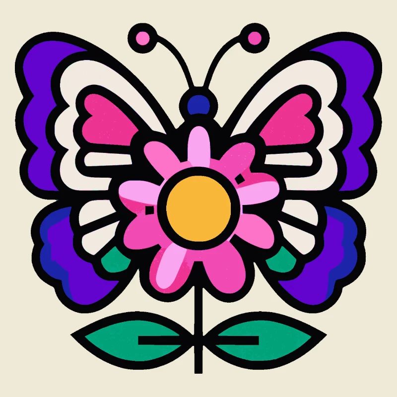 Papillon sur fleur