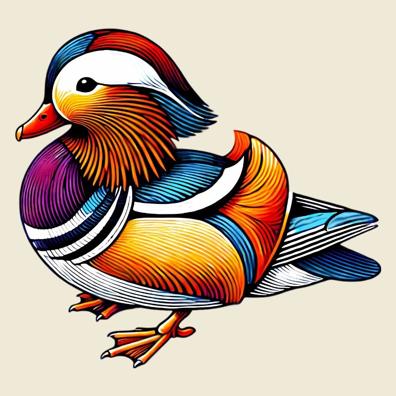 Mandarin duck