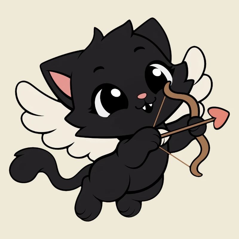 Cats Cupid Kawaii