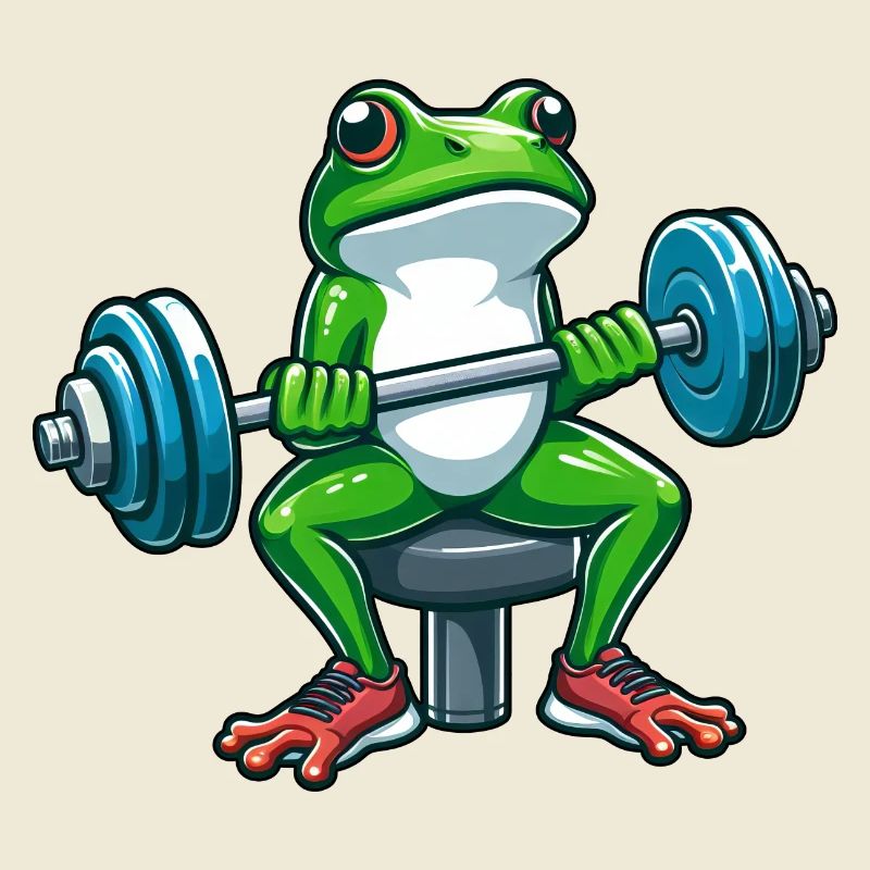 Strong Frog Workout Dumbbell Workout
