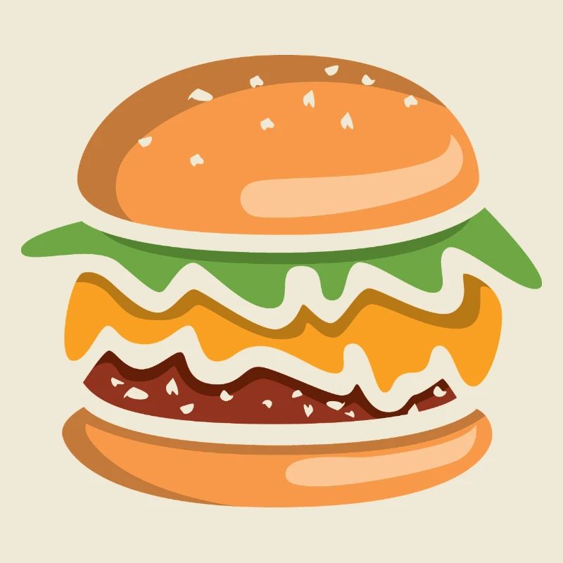 Comic Burger Cheeseburger