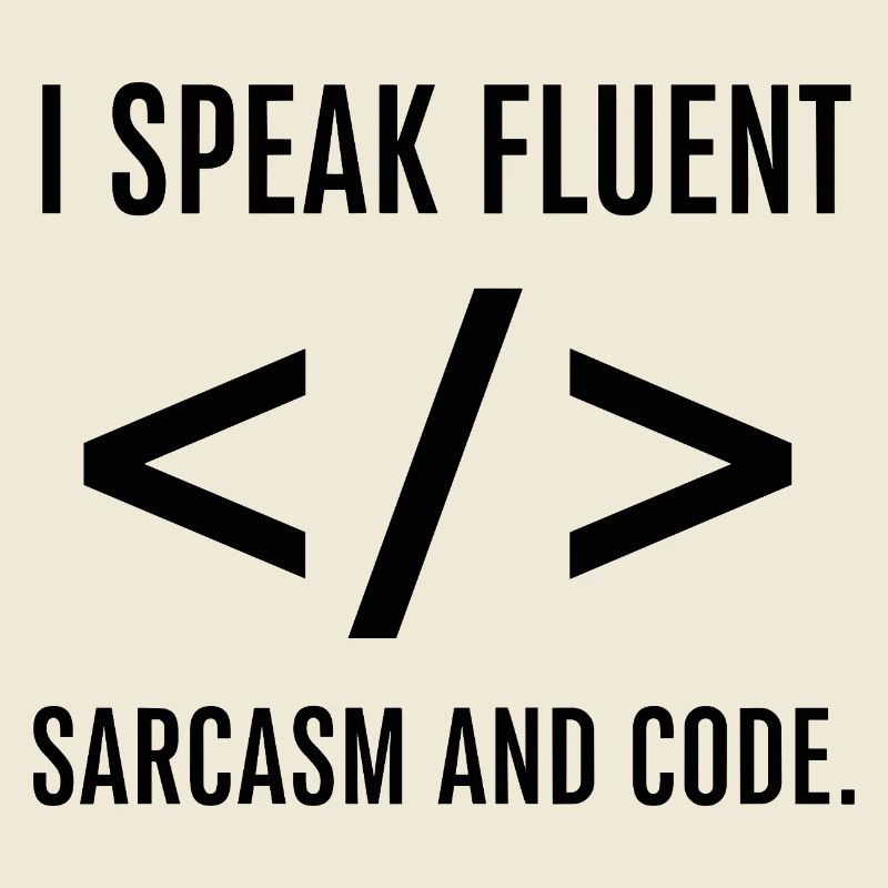 Ich spreche fließend Code