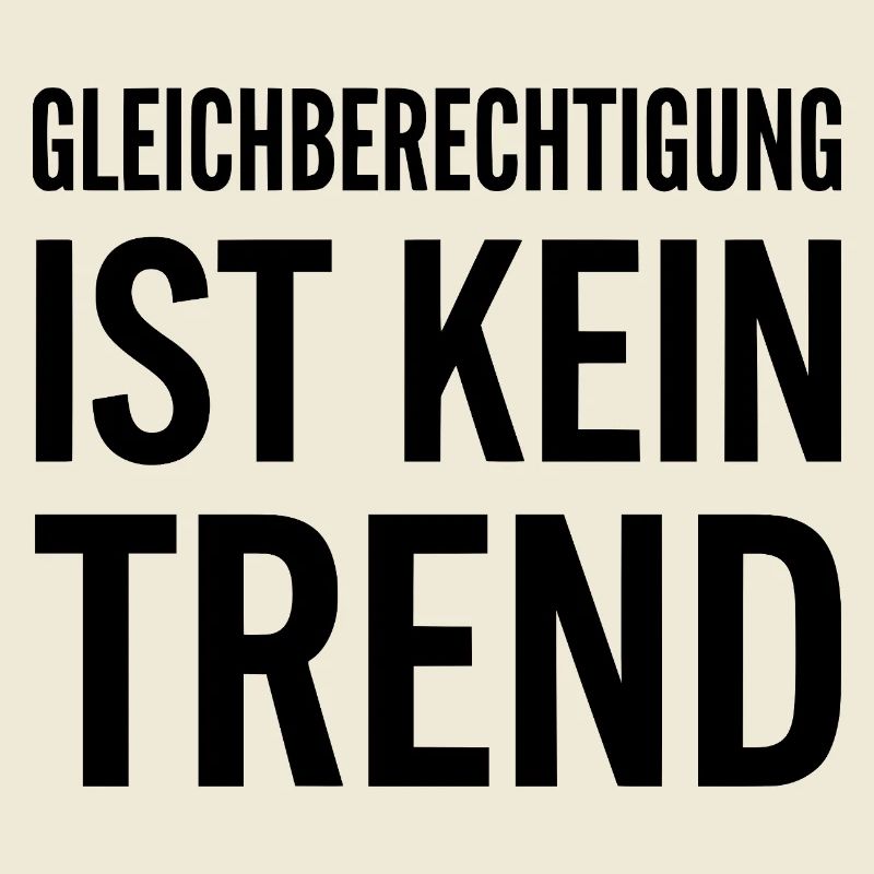 Equality is not a trend statement
