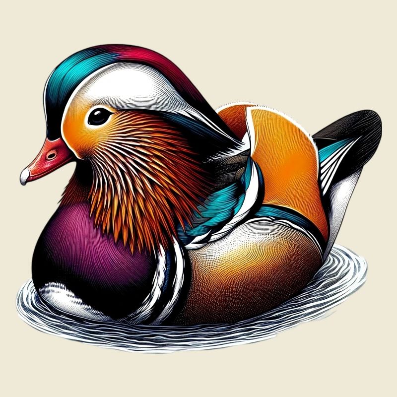 Mandarin duck