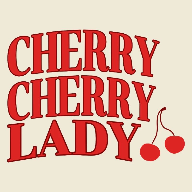 Cherry Lady Retro Script Typography