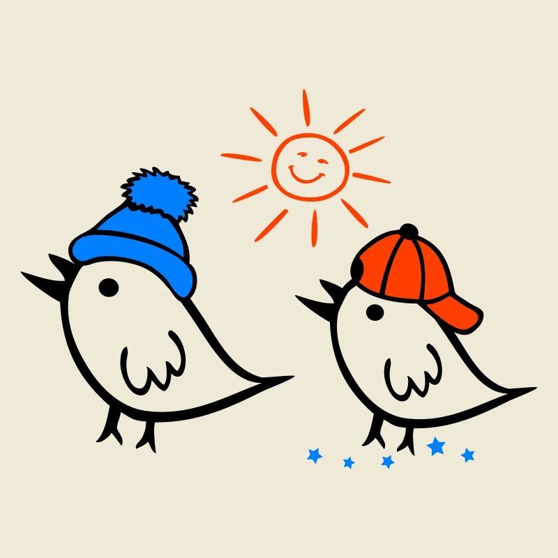 Sparrow, Sun, Spring