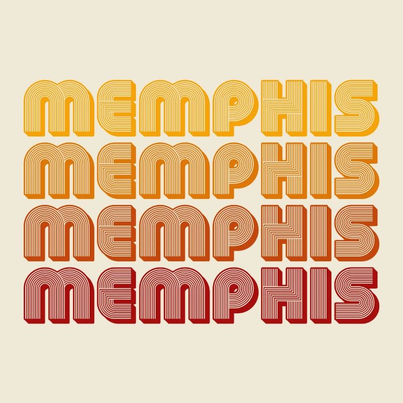 Memphis Gradient Block Pattern