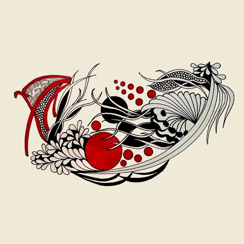 Flowing Flower Shell Waves