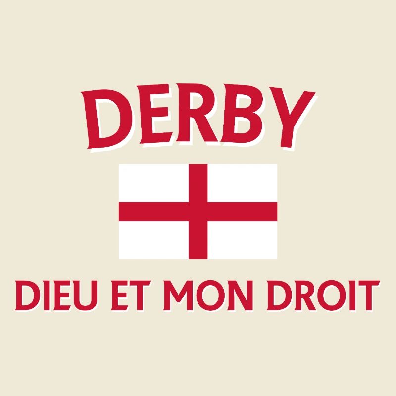 Conception du drapeau de l’Angleterre Derby