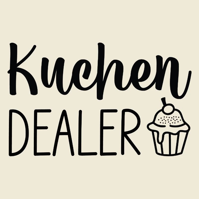 Kuchen Cupcake Script Logo