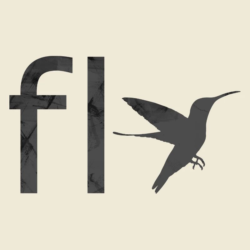 Clever typography design! Vogel Deisgn
