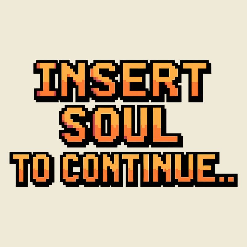 Conception de continuation de l’âme pixélisée