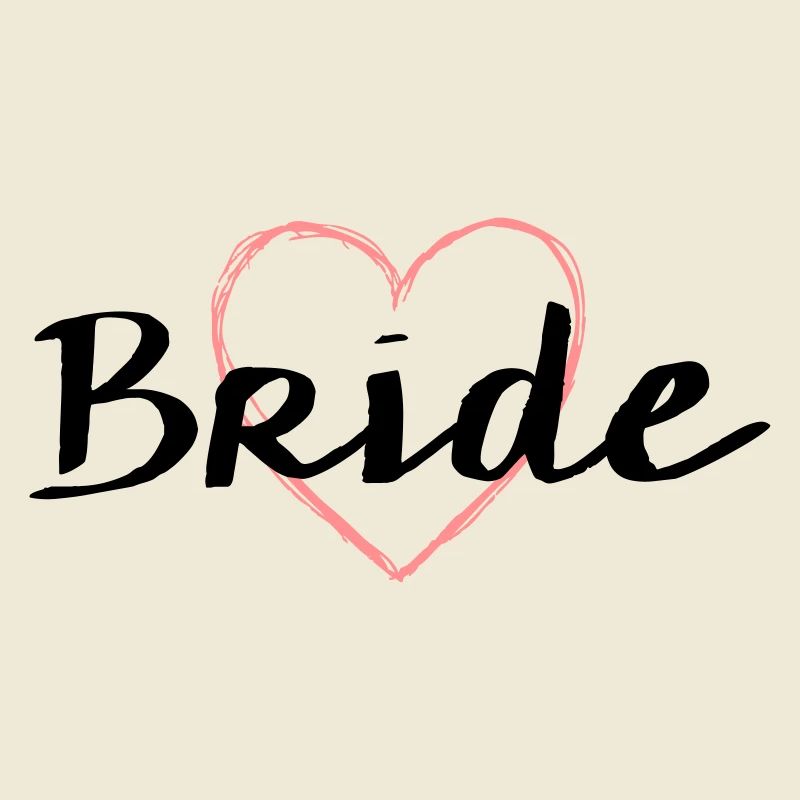Bride heart bachelor party wedding