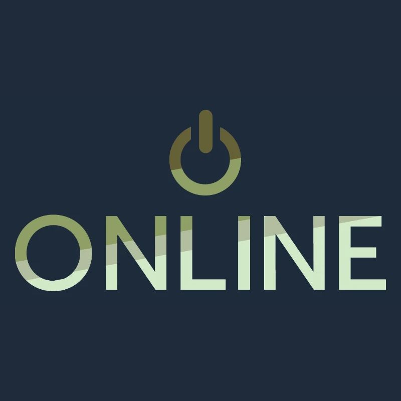 online lettering - On Button active
