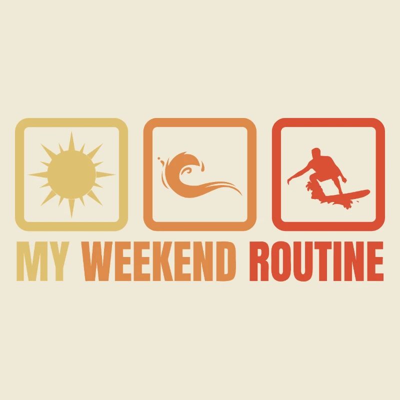 Routine du week-end de surf