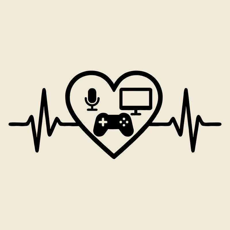 Streaming Gamer Heart Micro Screen Controller