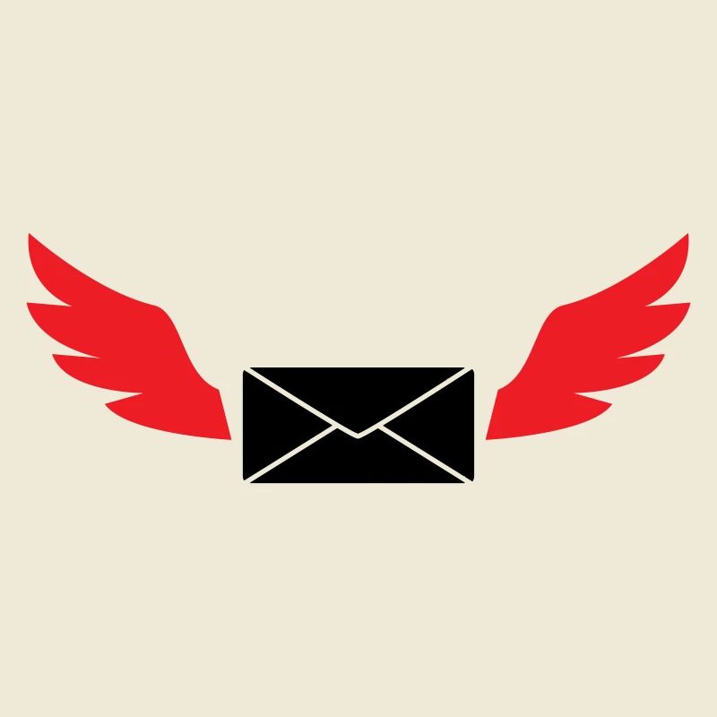 Express Mail Envelope Winged Post