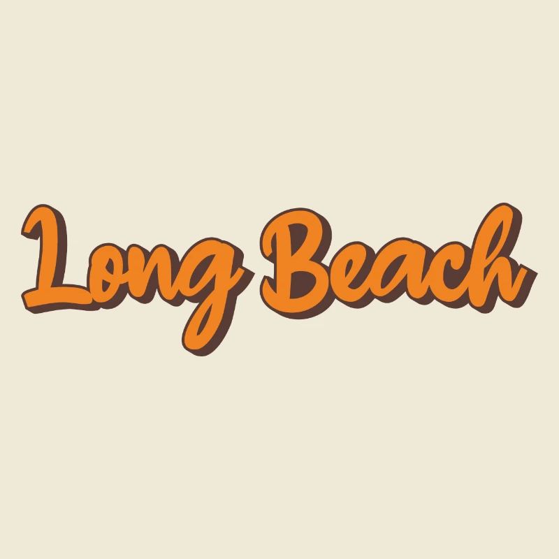 Long Beach Retro Script