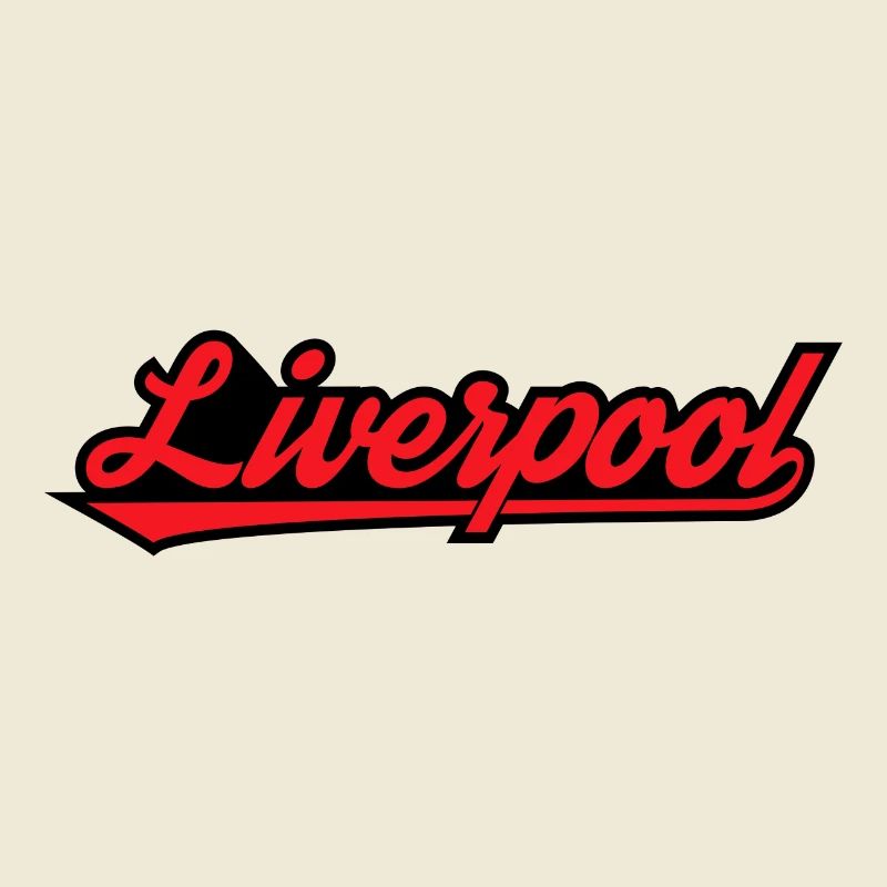 Liverpool Script on Black