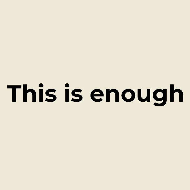 Affirmation Gift | This is enough