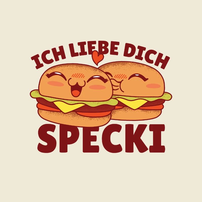 Hamburger Ich liebe dich Specki