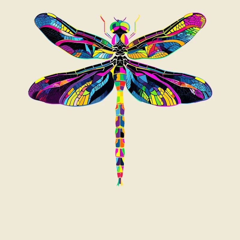 Libellule Libellule Ailes Colorées Libellules Mignonnes